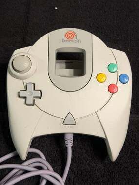 Original Sega Dreamcast Official OEM Controller HKT-7700 White